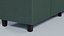 Modern Olive Sideboard 4 doors wooden sideboard Low Poly PBR 4K Textures