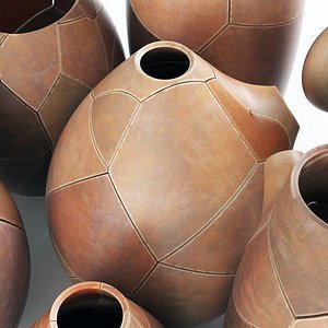 3D dishes clay model