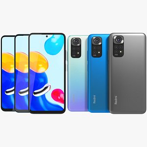 Xiaomi Redmi Note 11 All Colors 3D model