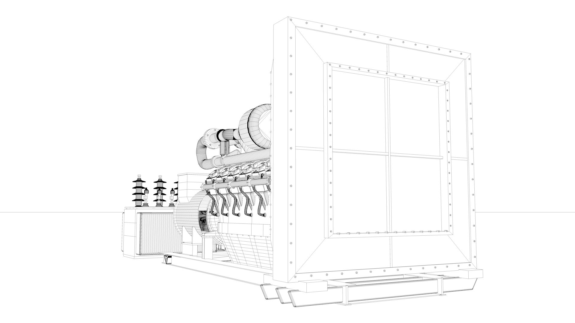 electricity diesel engine generator 3D model https://p.turbosquid.com/ts-thumb/i4/WvM2kg/fsROIepb/generatorwaveframe0003/jpg/1576760118/1920x1080/fit_q87/cd10da78dc18622b1b2644422d541965f68fbbb8/generatorwaveframe0003.jpg