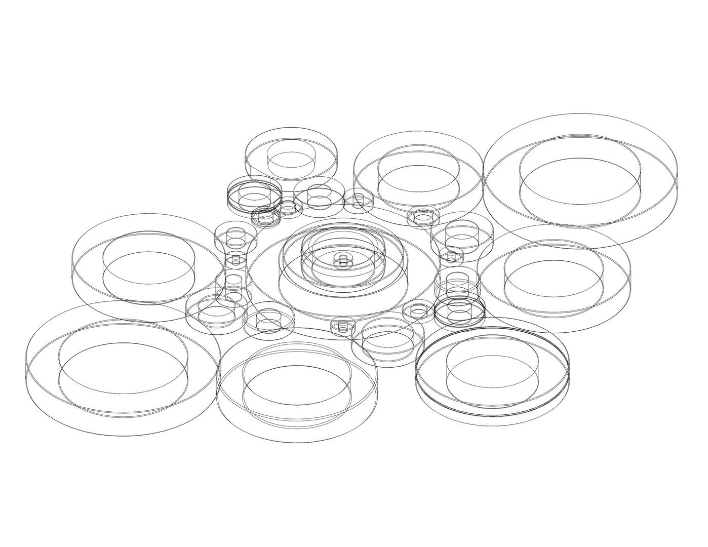 3D Cylindrical Ring Gages Set For Measuring Range 8 To 175 Mm ...