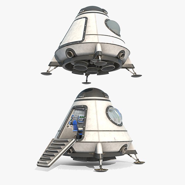 modelo 3d Futura nave espacial de ciencia ficción - TurboSquid 2411397