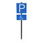 Handicap Parking Road Sign