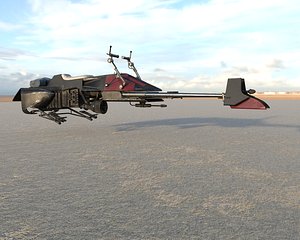 3D star wars speeder