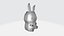 Piglet rabbit 3D model