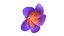 3D Realistic Plumeria 3D Model - High-Quality 4K PBR Asset