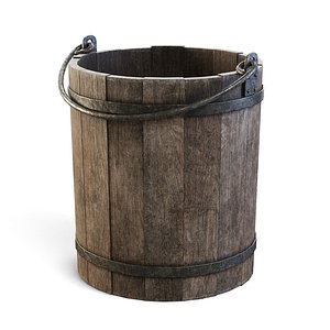 Old Wooden Bucket