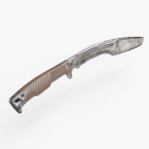 kukri knife 3D model