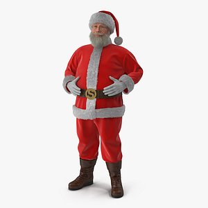 santa claus standing pose 3D model