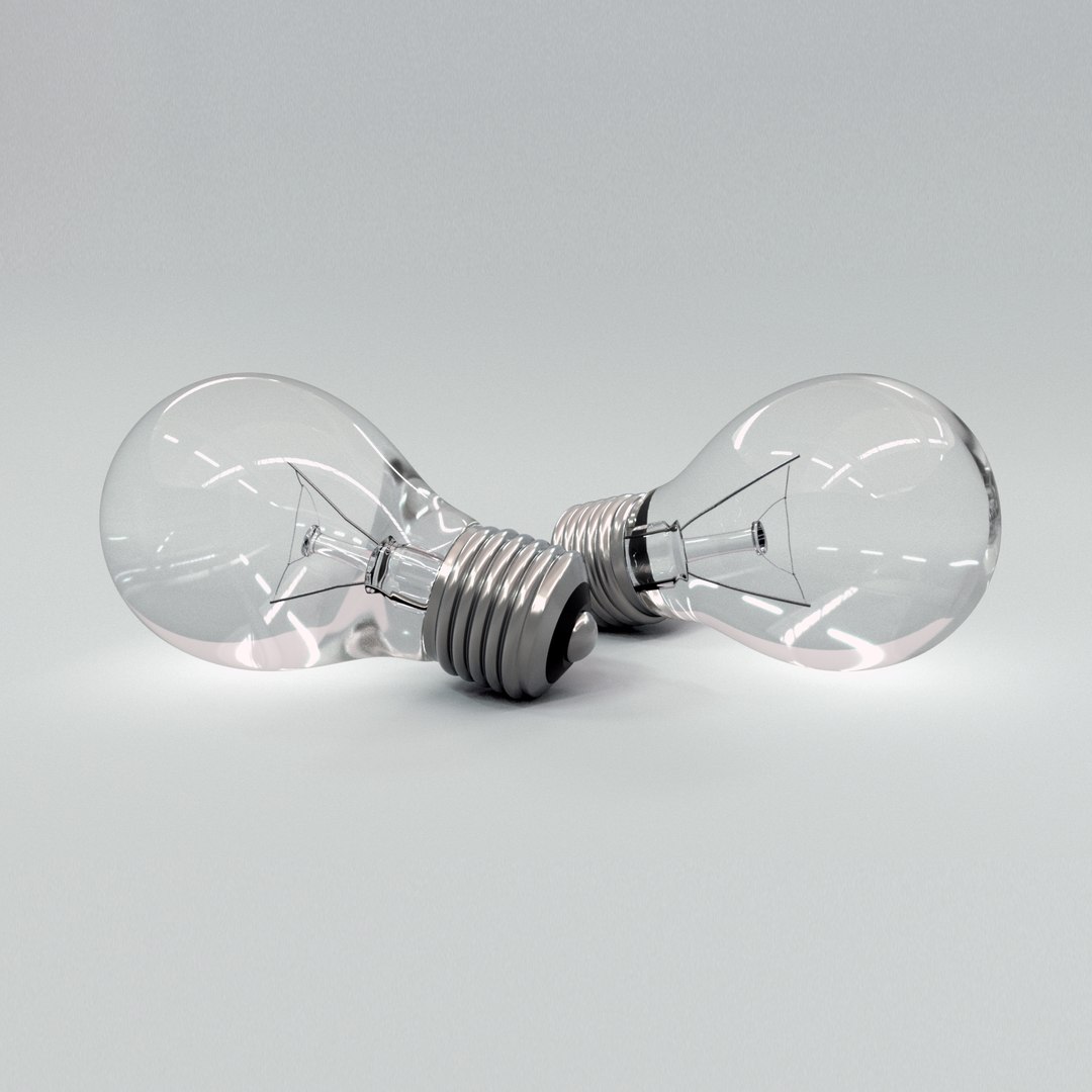 e27 light bulb 3d model