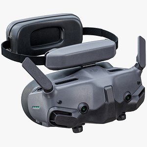Rigged DJI FPV Goggles 3 PBR