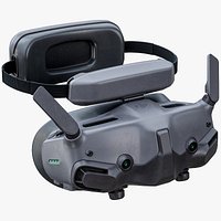 Rigged DJI FPV Goggles 3 PBR