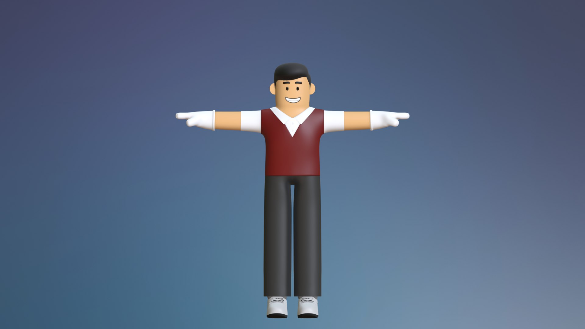 Minimal Golfer Cartoon Character 3D https://p.turbosquid.com/ts-thumb/i5/8ZUeDN/YR/eevee_front/png/1688112954/1920x1080/fit_q87/d15658fb71707bf4d717e3db1226ecbe00172cf3/eevee_front.jpg