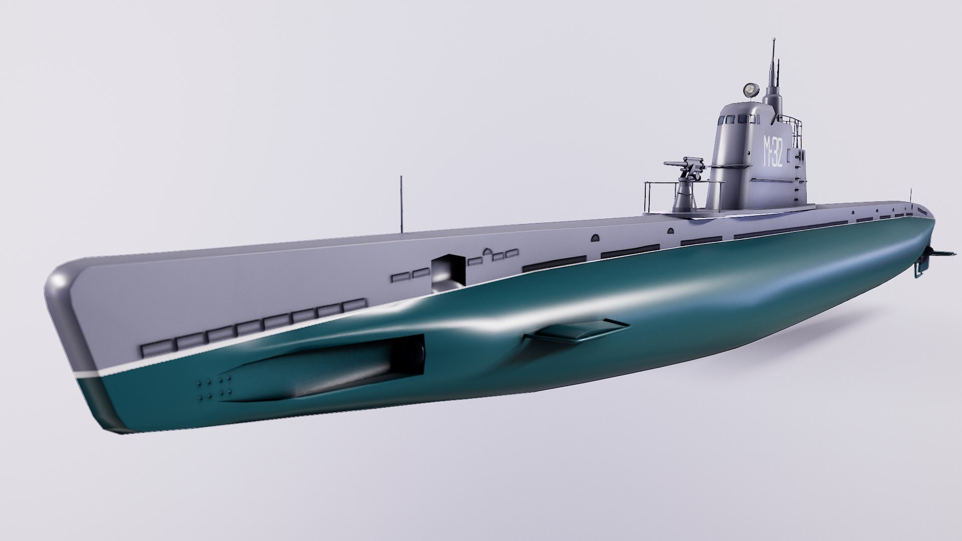 Submarines Type M XII 3D Model - TurboSquid 1761688