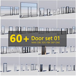 Door Collection - 67 pieces 3D model 3D