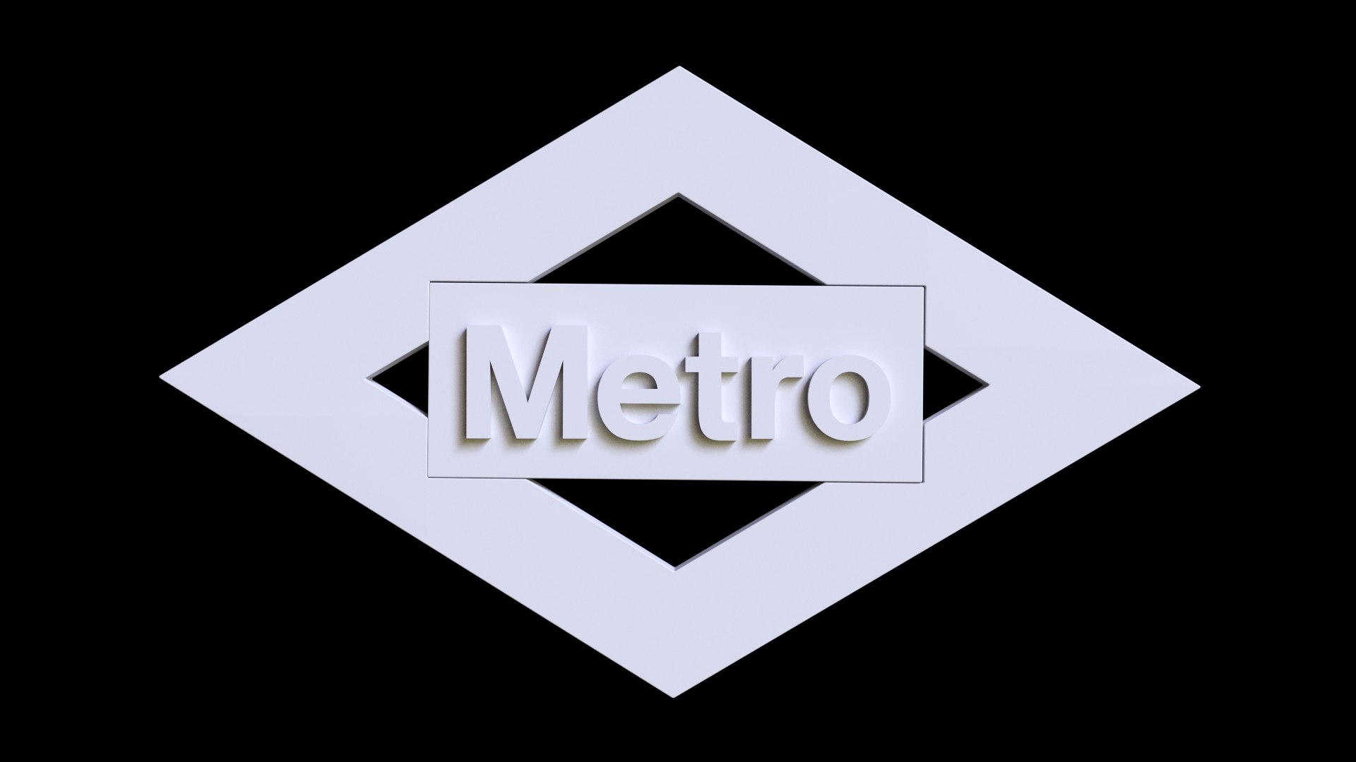 Madrid Metro Logo Model - TurboSquid 2231733