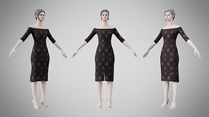 Dress 14 Light Burst Static