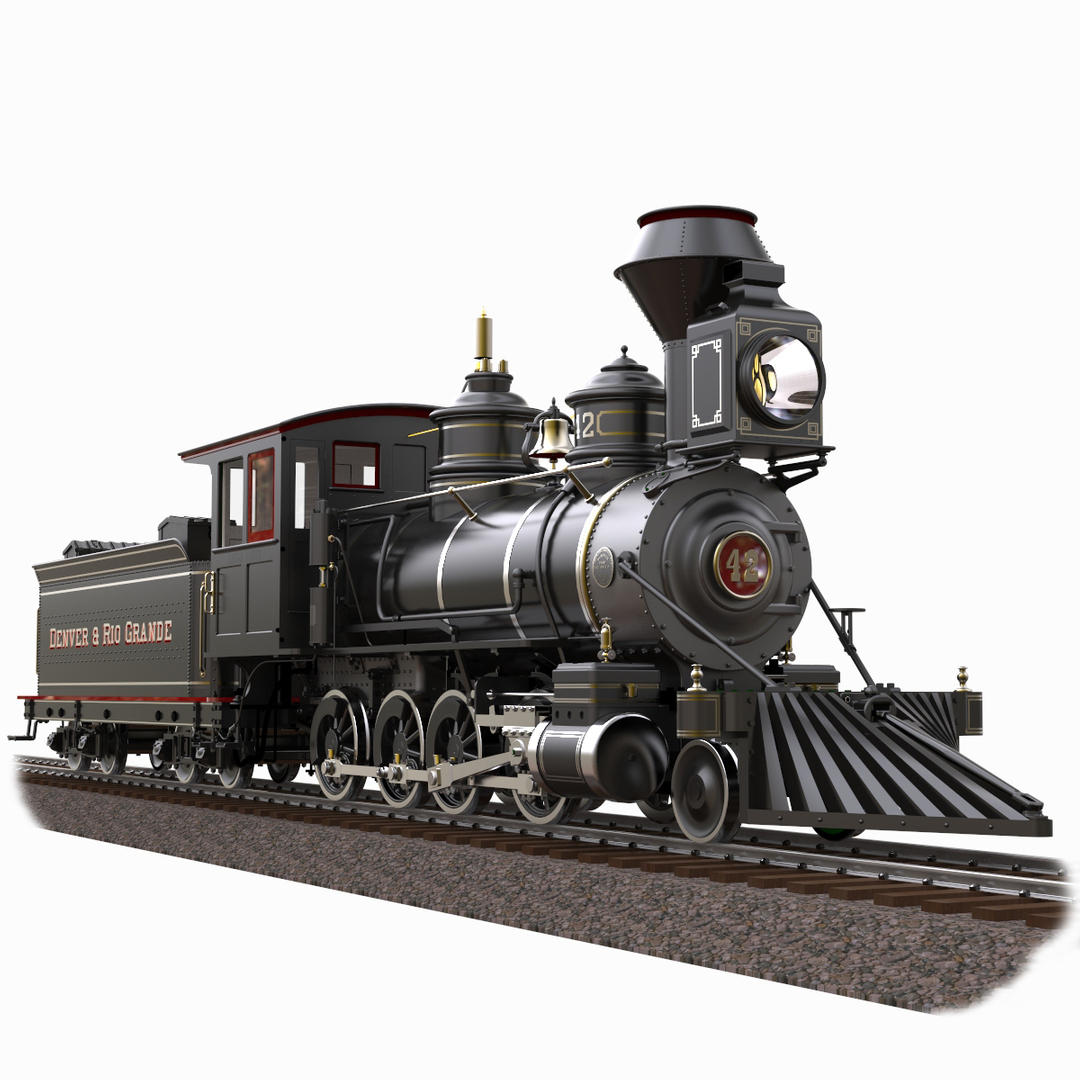 Steam engine 3d model фото 100