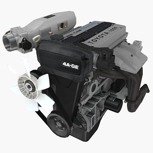Toyota 4A-GE 1.6L Bluetop engine
