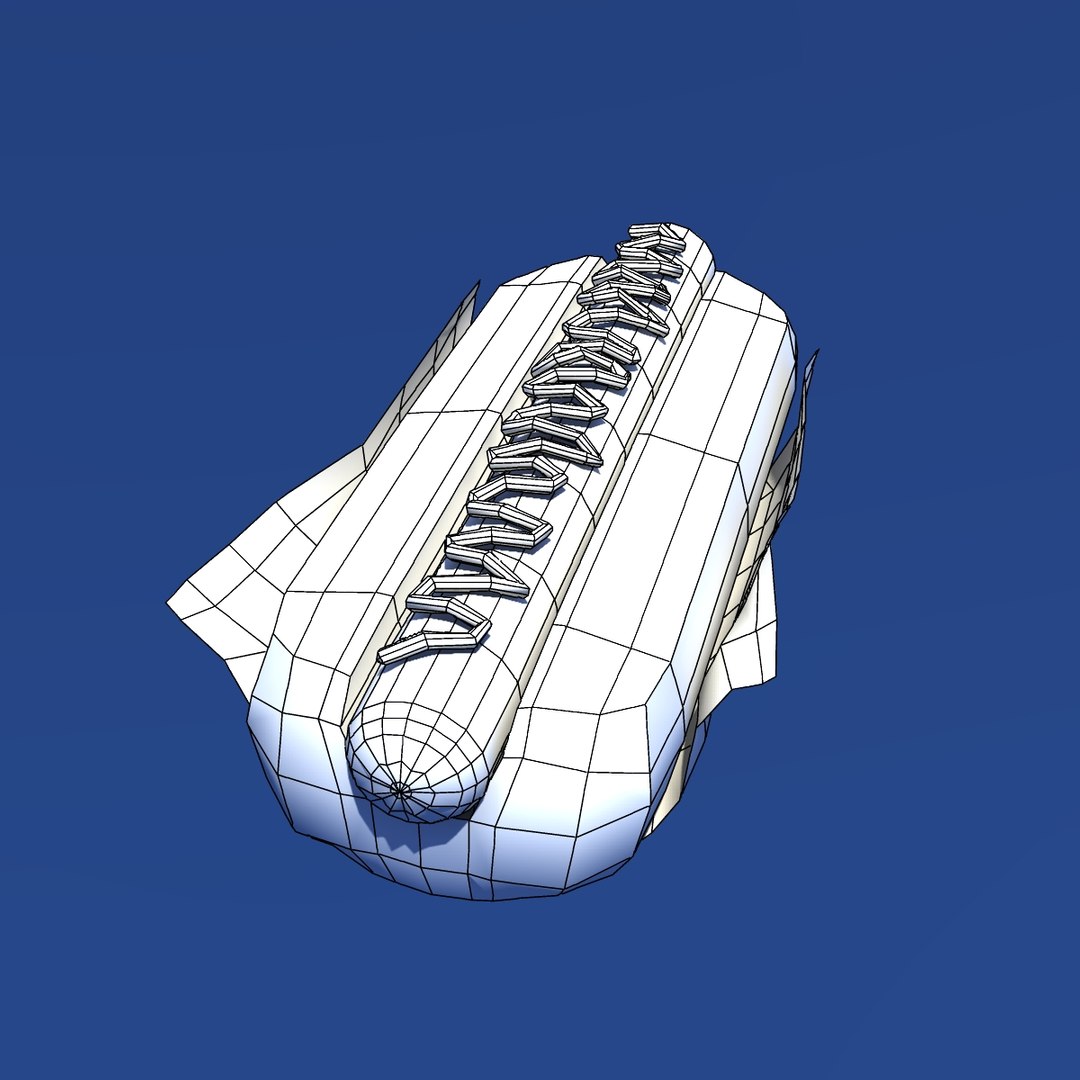 hot dog 3d model