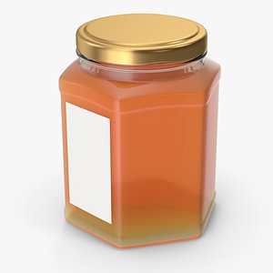 Glass Honey Jar