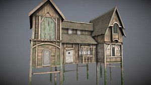 3D house 6 medieval