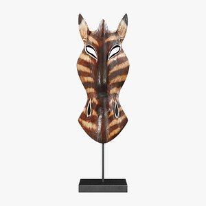 3D model Hyena African Mask