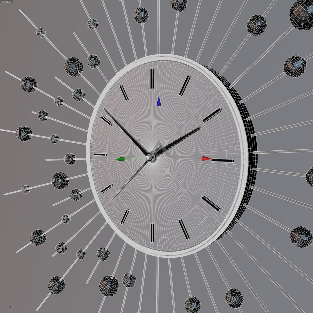 Free C4d Model Decorative Wall Clock