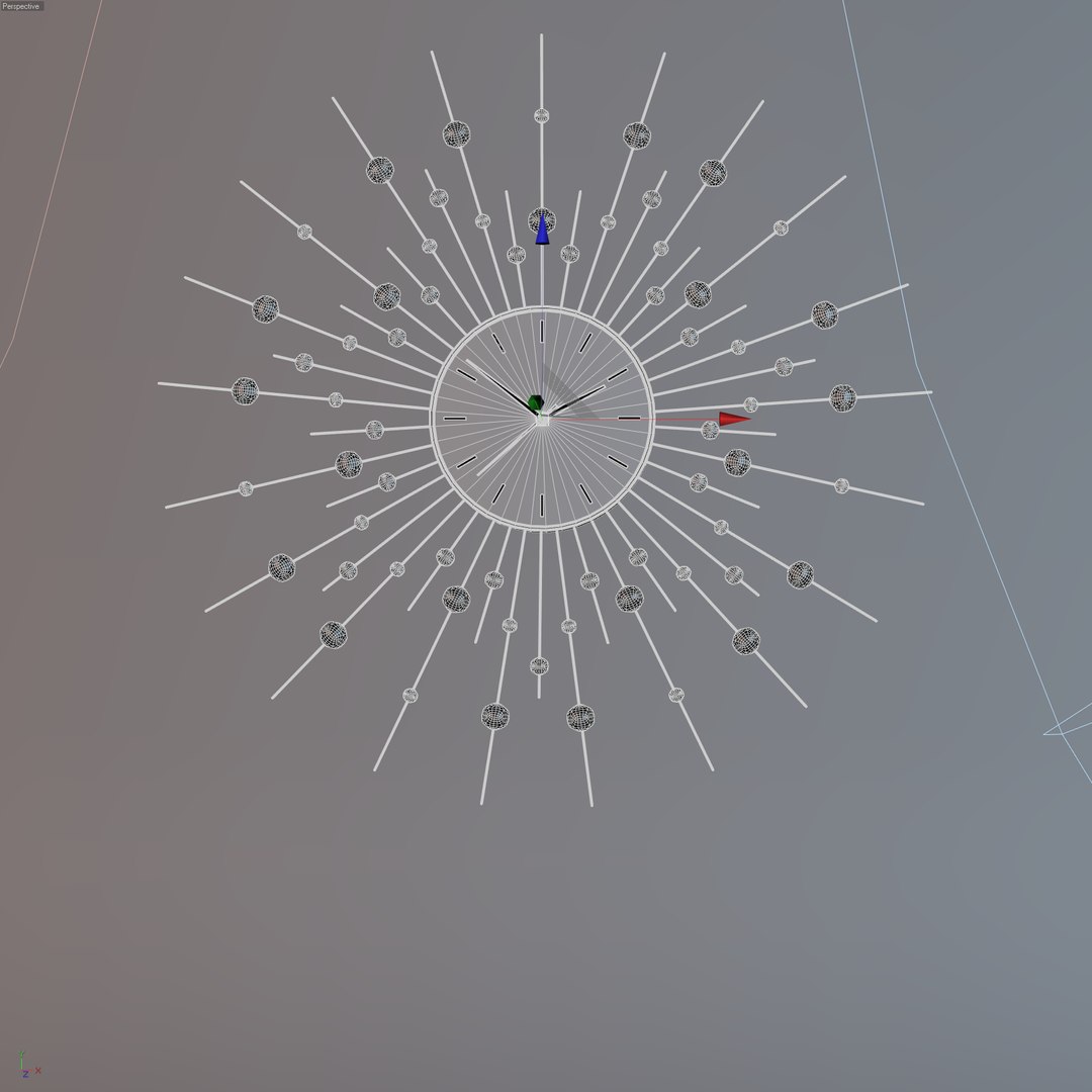 Free C4d Model Decorative Wall Clock