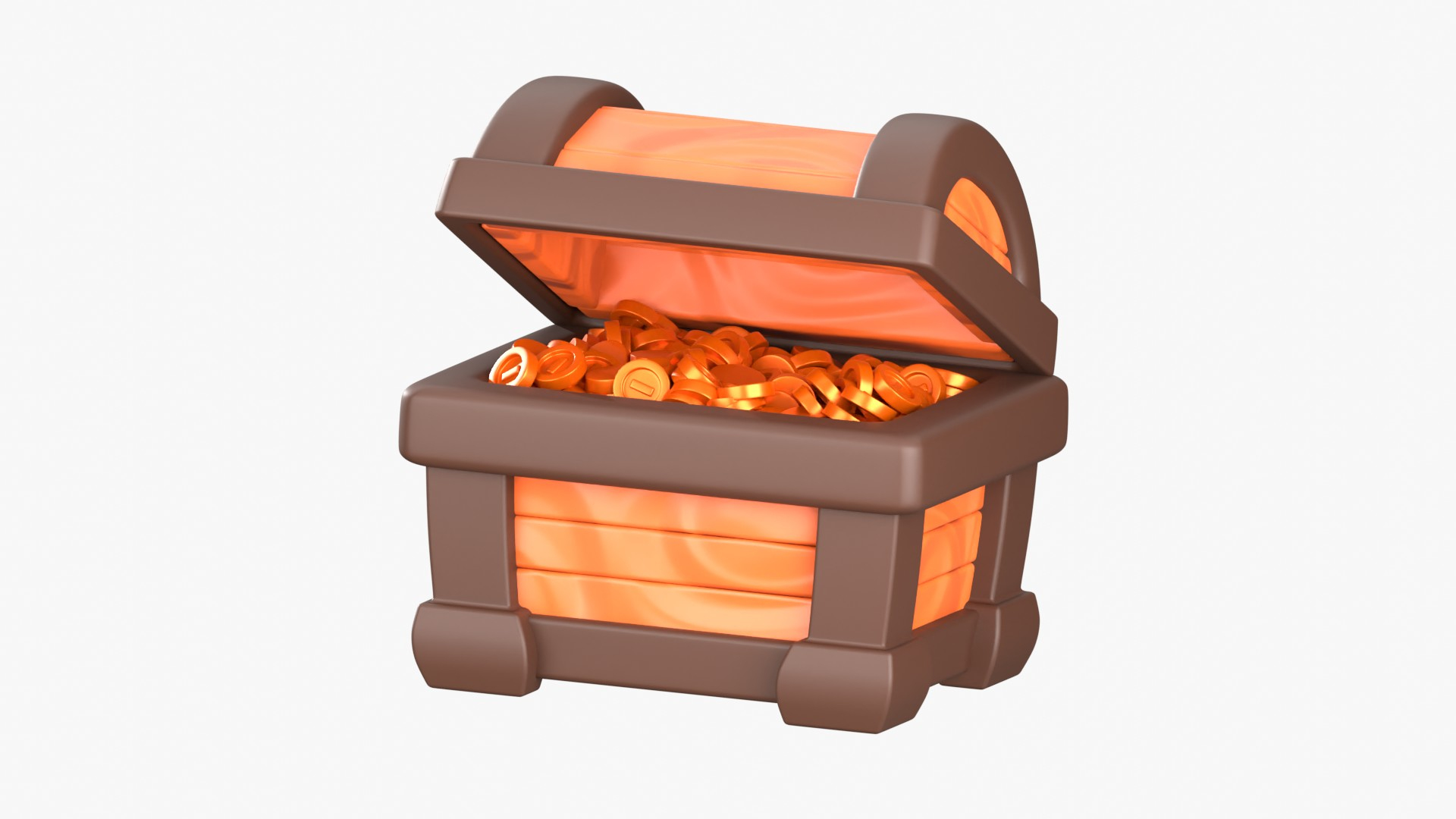 3D Wooden Chest - TurboSquid 2211349