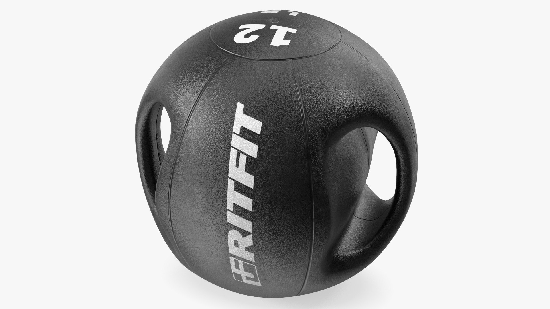 Dual Grip Medicine Ball 12LB 3D model preview