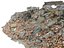 3D model barricade wall debris ultra