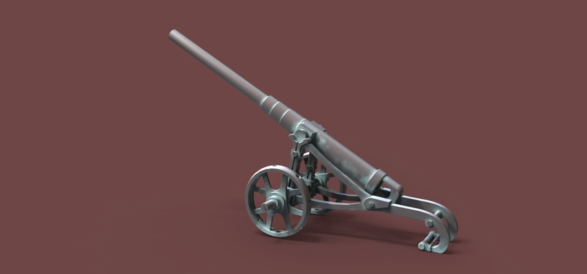 3D Model Cannon Gun - TurboSquid 1422574