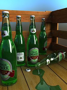 Beer Bottle Desperados Nocturno 7 400ml 3D Model $24 - .max - Free3D