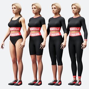 Woman athlete european