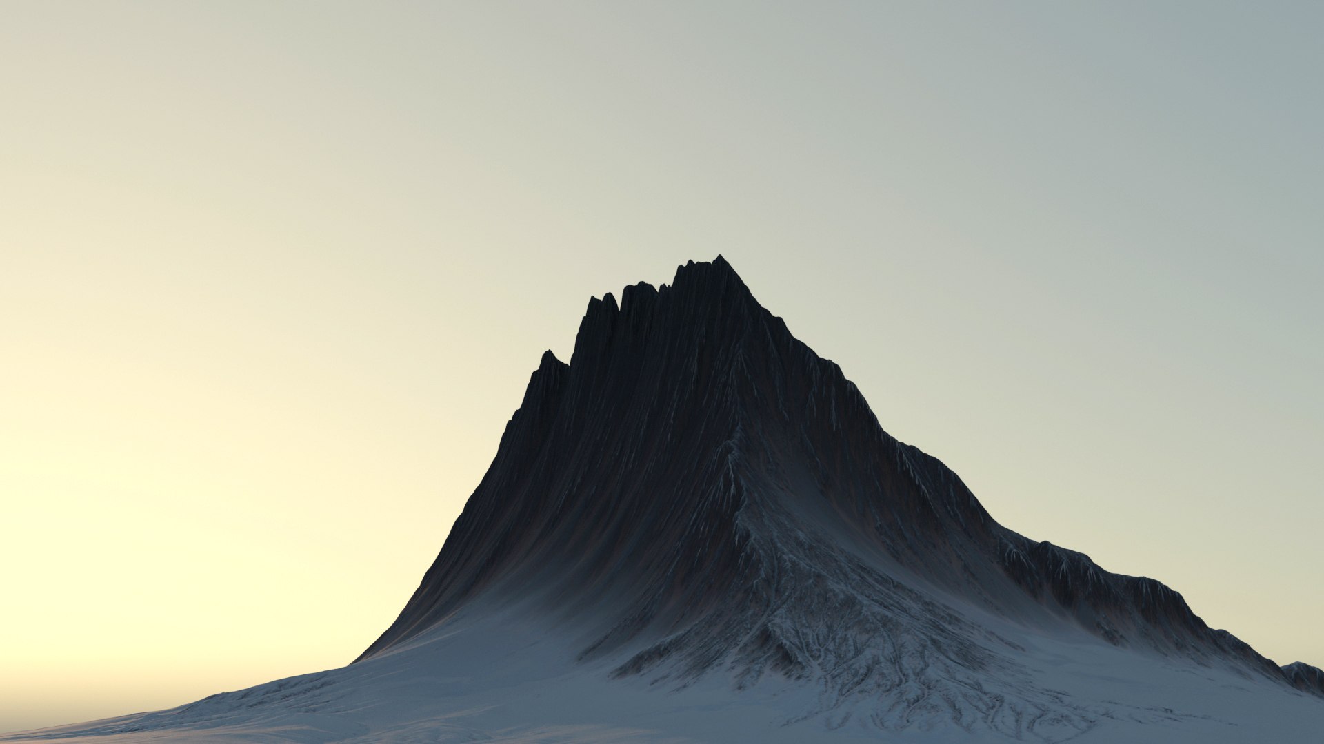Snowy Mountain Small Ridge Model - TurboSquid 1826157
