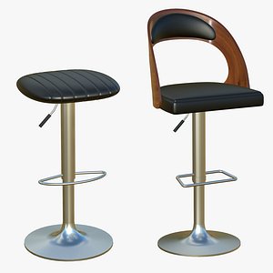 3D Stool Chair V143