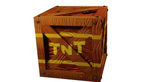 3D Box tnt model