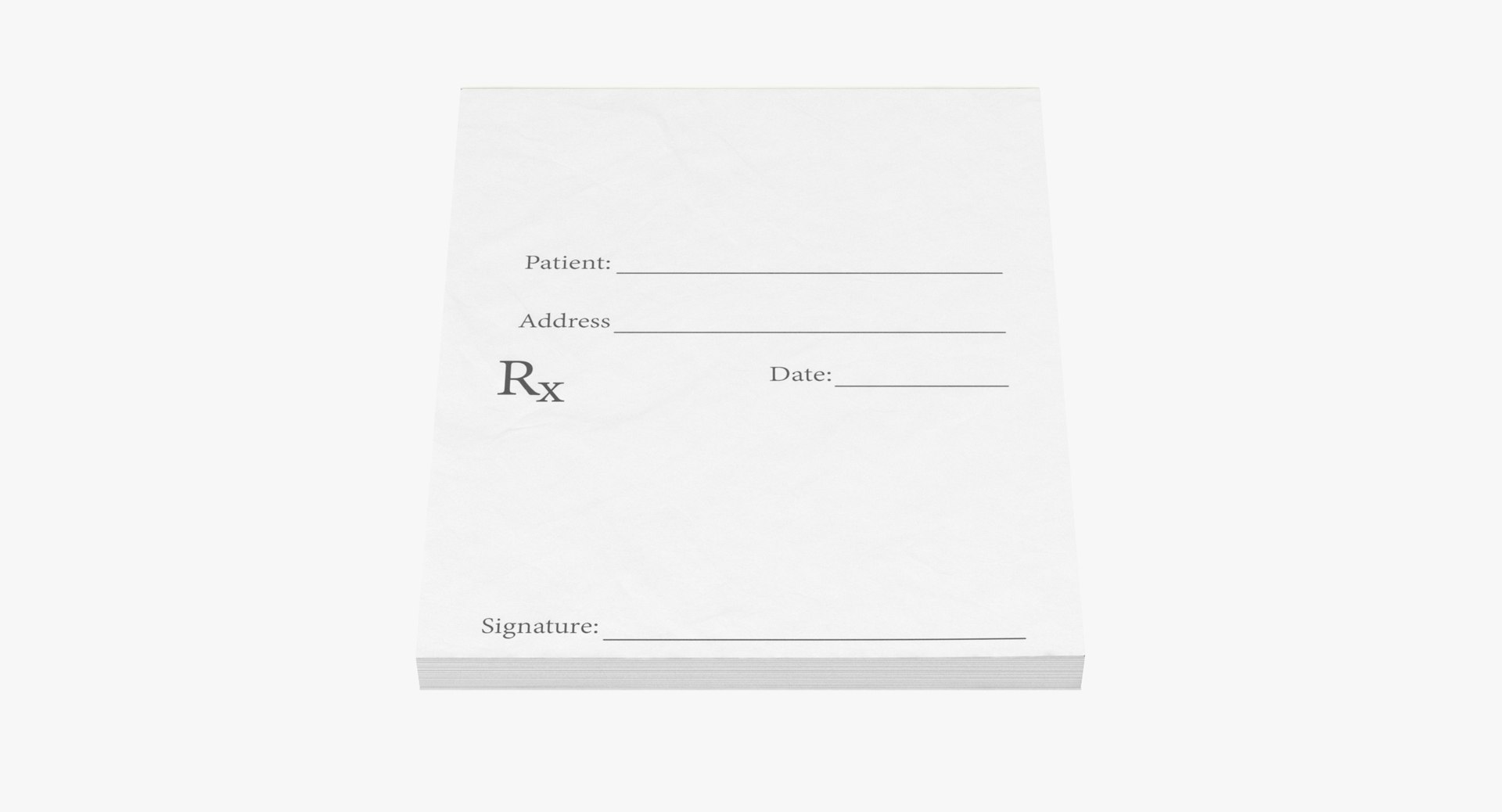 Max Prescription Pad