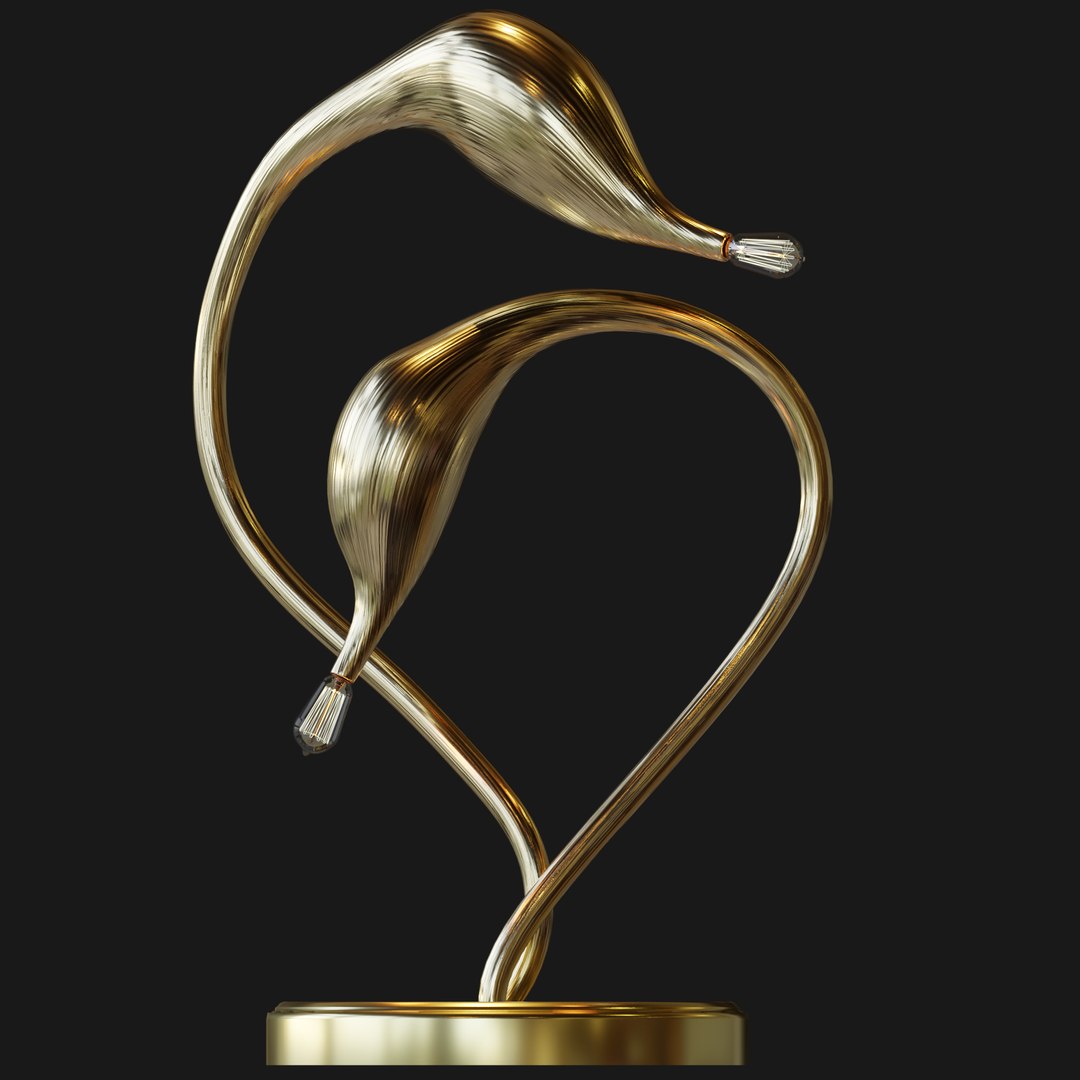 3D Table Incandescent Filament Lamp TurboSquid 2090893