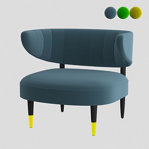 Rue Side Chair 3D model