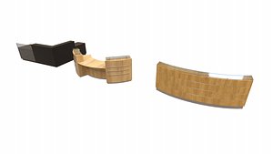 3D Reception Desks