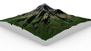 Mount Taranaki 3D model