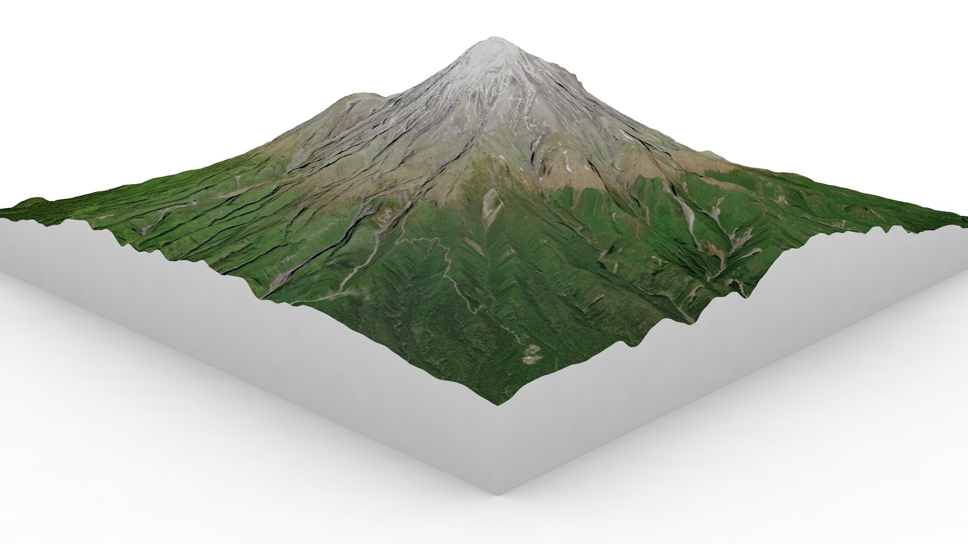 Mount Taranaki 3D Model - TurboSquid 1992214