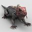 iguana lizard 3d max