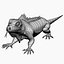 iguana lizard 3d max