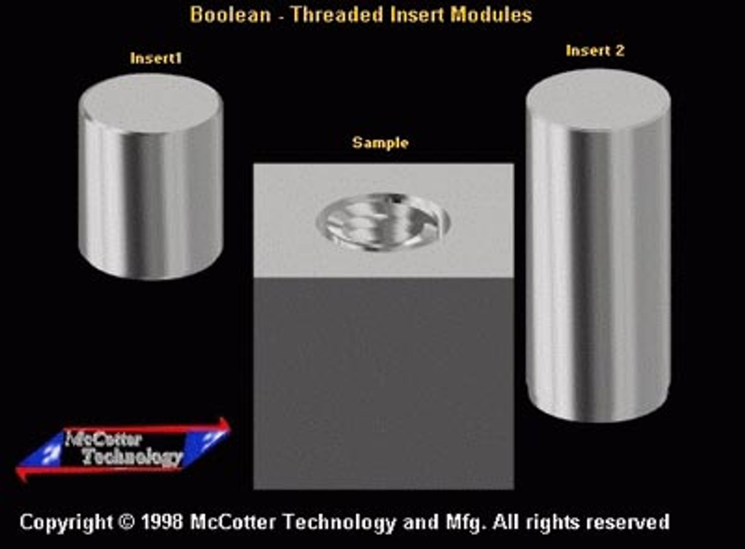 threaded inserts 3d model