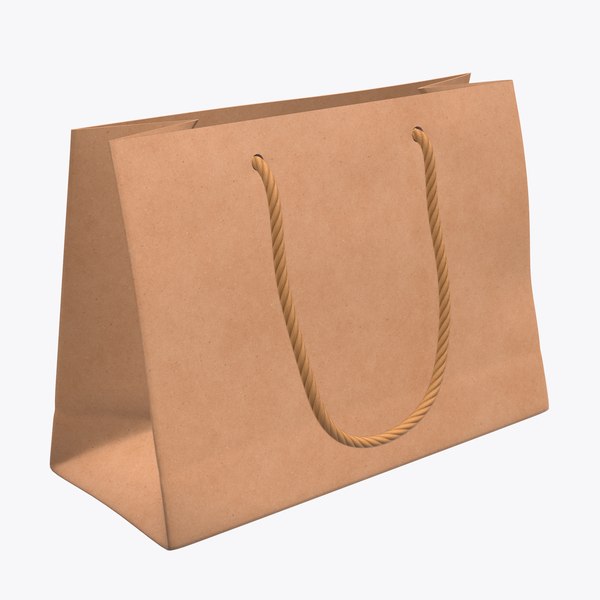 3D bag handle paper