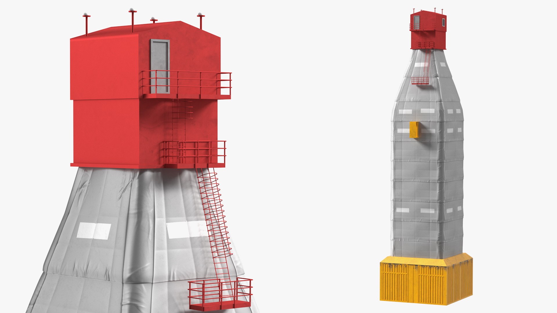 Drilling Rig Shelter 3D model preview