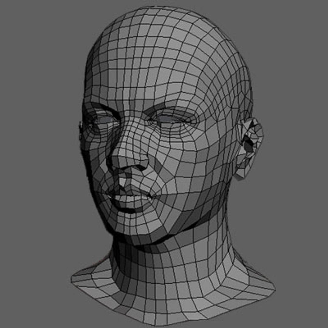 3ds Max Indian Male Head